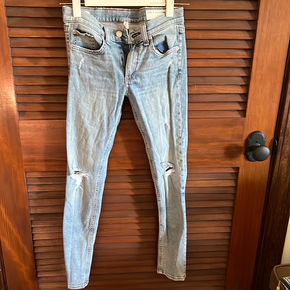 Rag&bone skinny ankle jeans